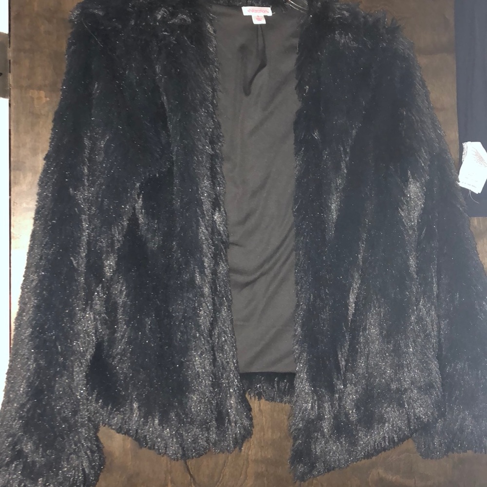 Shaggy fur coat